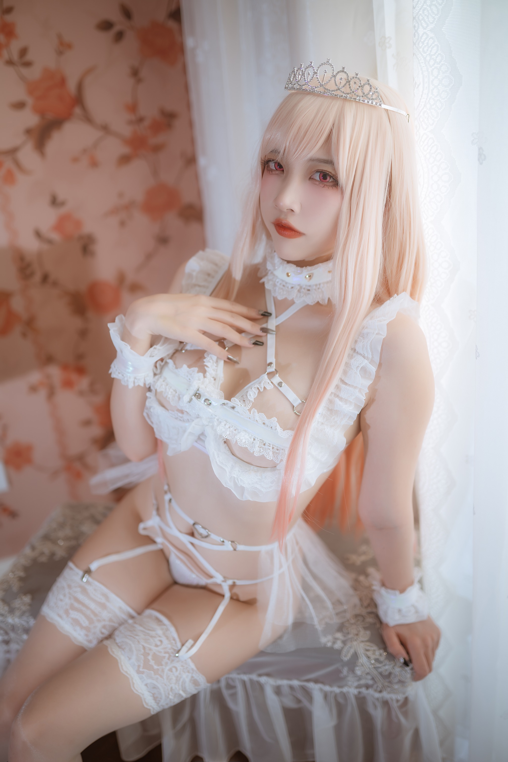 图片[1]-二佐Nisa – NO.172 海梦白内衣[40P]-XikXak